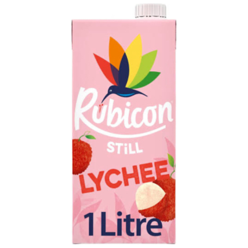 Rubicon Lychee Juice 12 x 1ltr آبمیوه لیچی