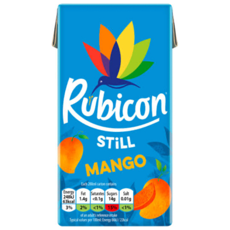 Rubicon Mango 27 x 288ml منگو